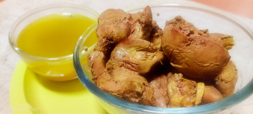 Boiled Chicken Liver